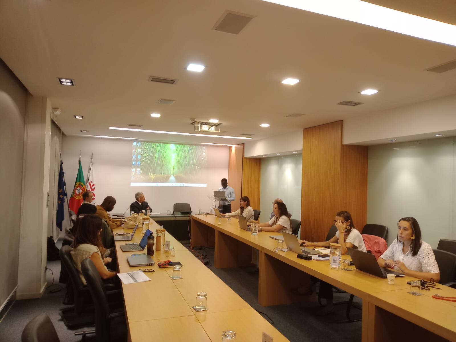 ERS recebe representantes da IGAS e da DGECS da Guiné-Bissau