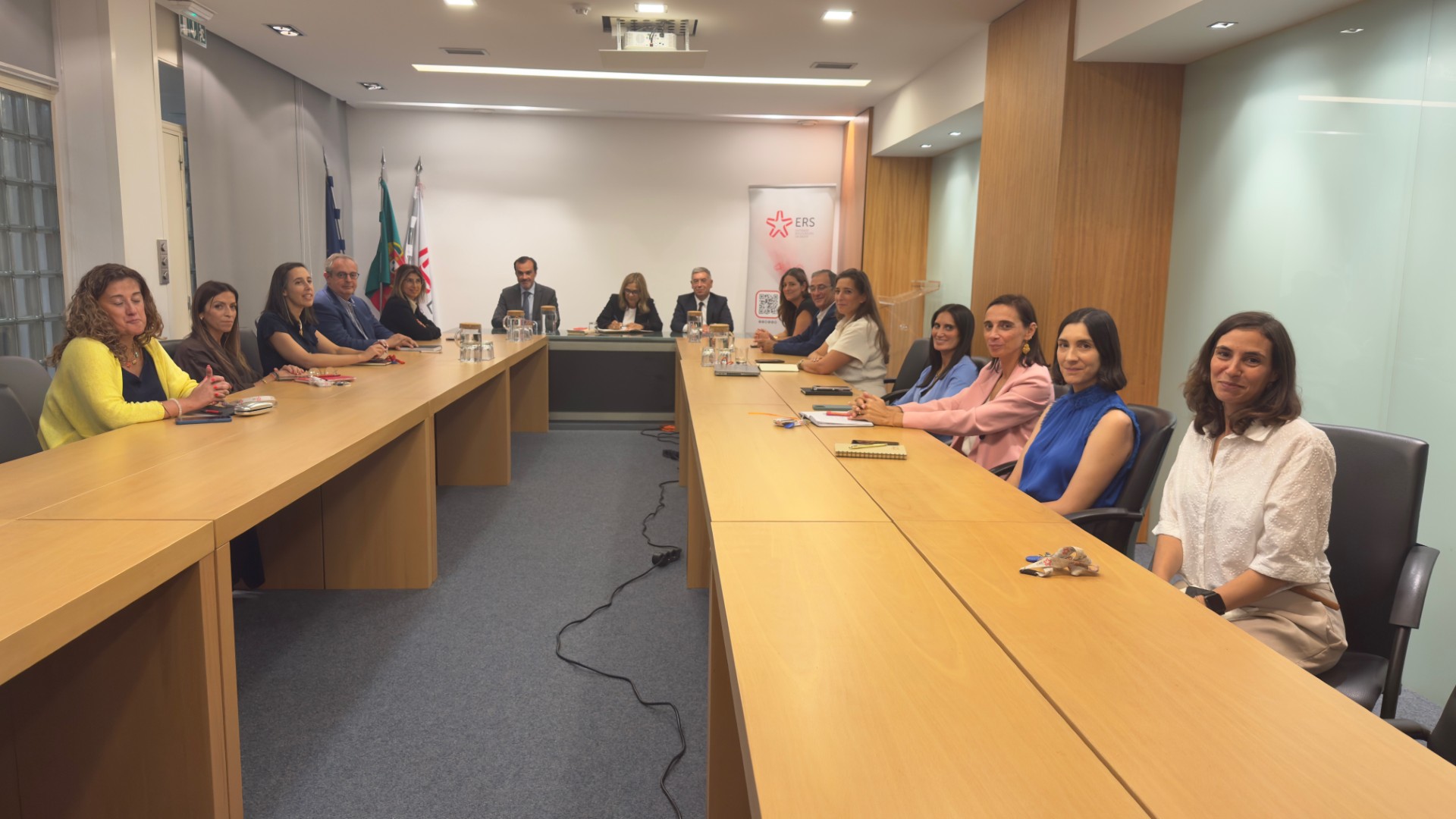 ERS recebe visita da Ministra da Saúde