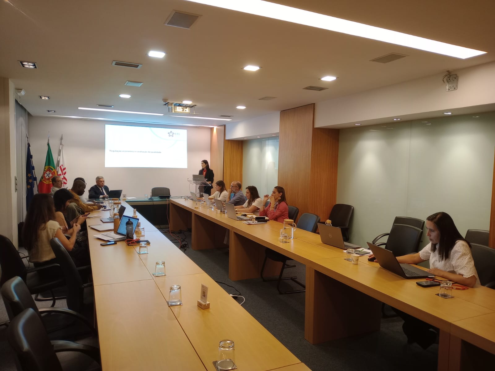 ERS recebe representantes da IGAS e da DGECS da Guiné-Bissau