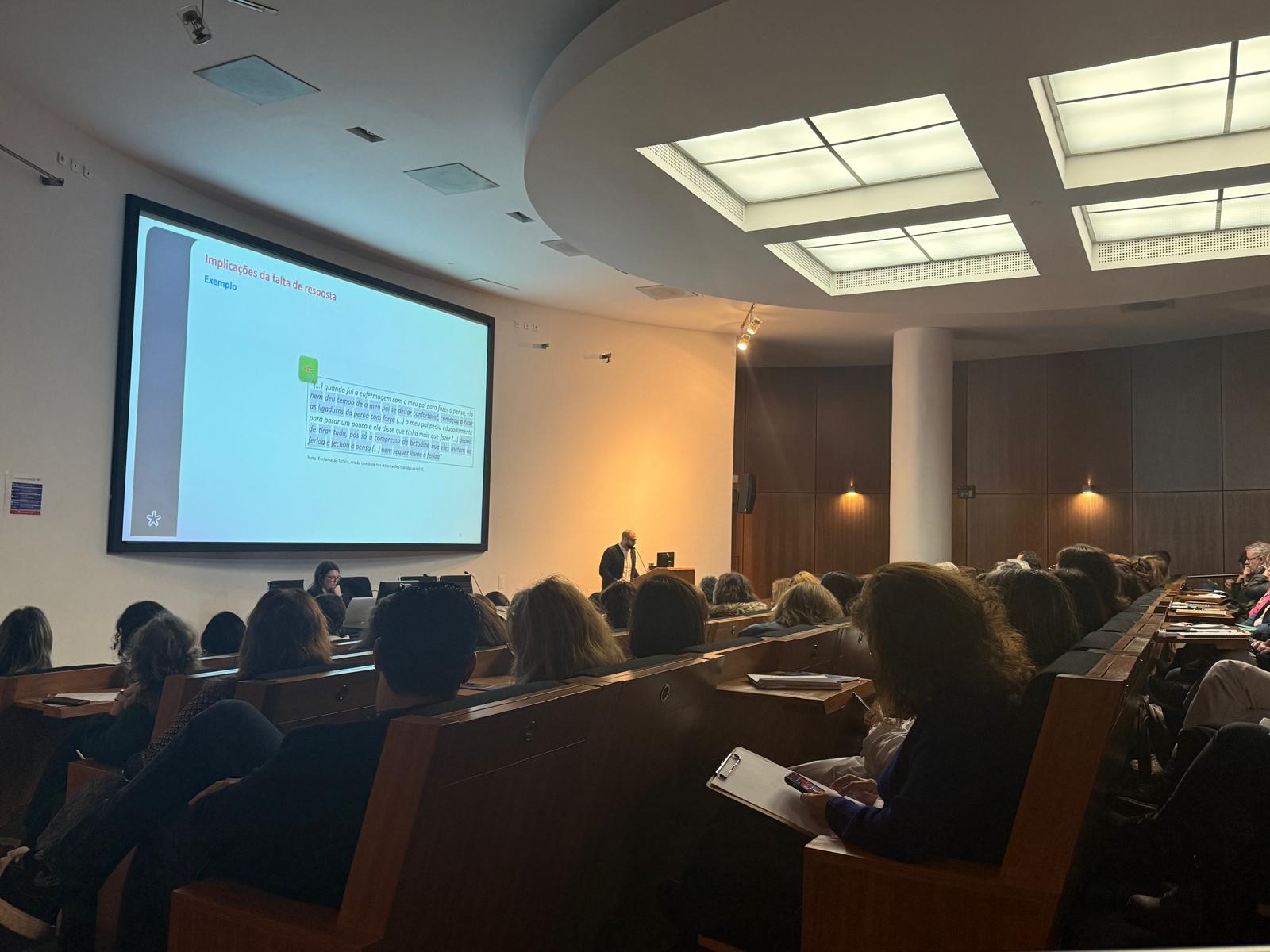 Sessão de informação presencial | “O direito à reclamação: a reclamação como motor de melhoria contínua dos cuidados”